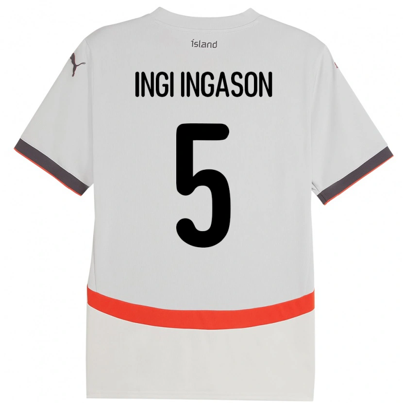 Danxen Kinder Island Sverrir Ingi Ingason #5 Weiß Auswärtstrikot Trikot 24-26 T-Shirt Schweiz