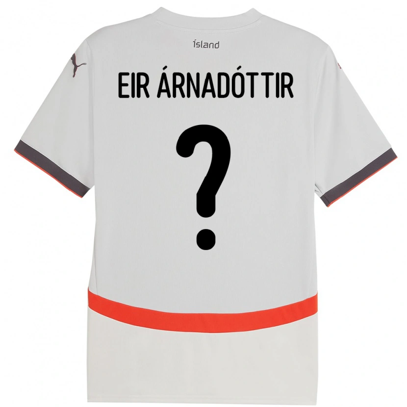 Danxen Kinder Island Ásta Eir Árnadóttir #0 Weiß Auswärtstrikot Trikot 24-26 T-Shirt Schweiz