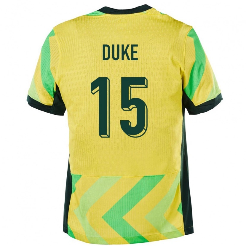 Danxen Herren Australien Mitchell Duke #15 Golden Heimtrikot Trikot 24-26 T-Shirt Schweiz
