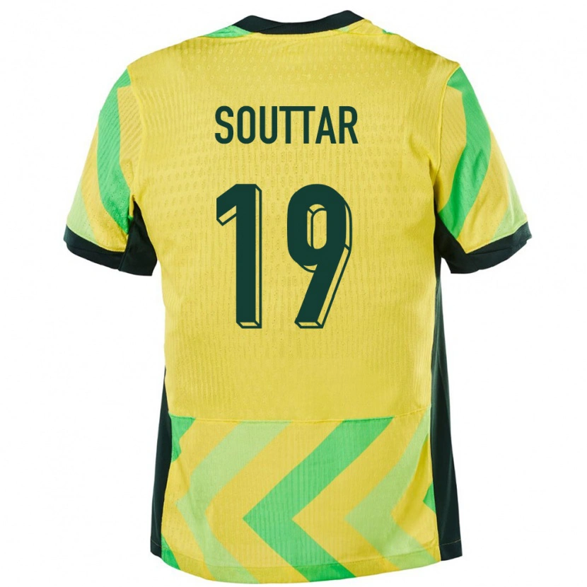 Danxen Herren Australien Harry Souttar #19 Golden Heimtrikot Trikot 24-26 T-Shirt Schweiz