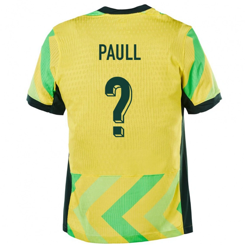 Danxen Herren Australien Nathan Paull #0 Golden Heimtrikot Trikot 24-26 T-Shirt Schweiz