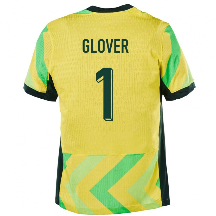 Danxen Herren Australien Thomas Glover #1 Golden Heimtrikot Trikot 24-26 T-Shirt Schweiz