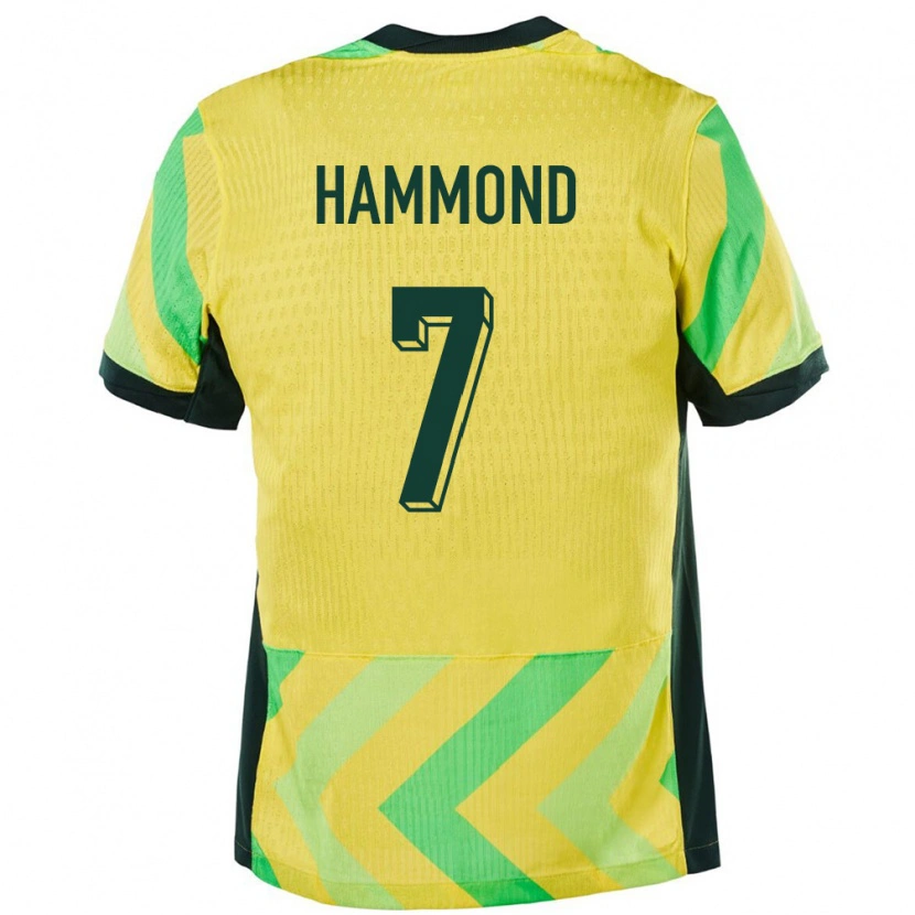 Danxen Herren Australien Tristan Hammond #7 Golden Heimtrikot Trikot 24-26 T-Shirt Schweiz
