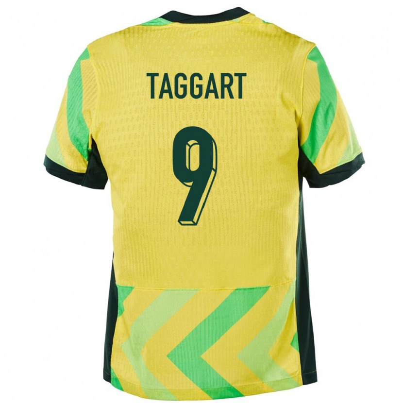 Danxen Herren Australien Adam Taggart #9 Golden Heimtrikot Trikot 24-26 T-Shirt Schweiz
