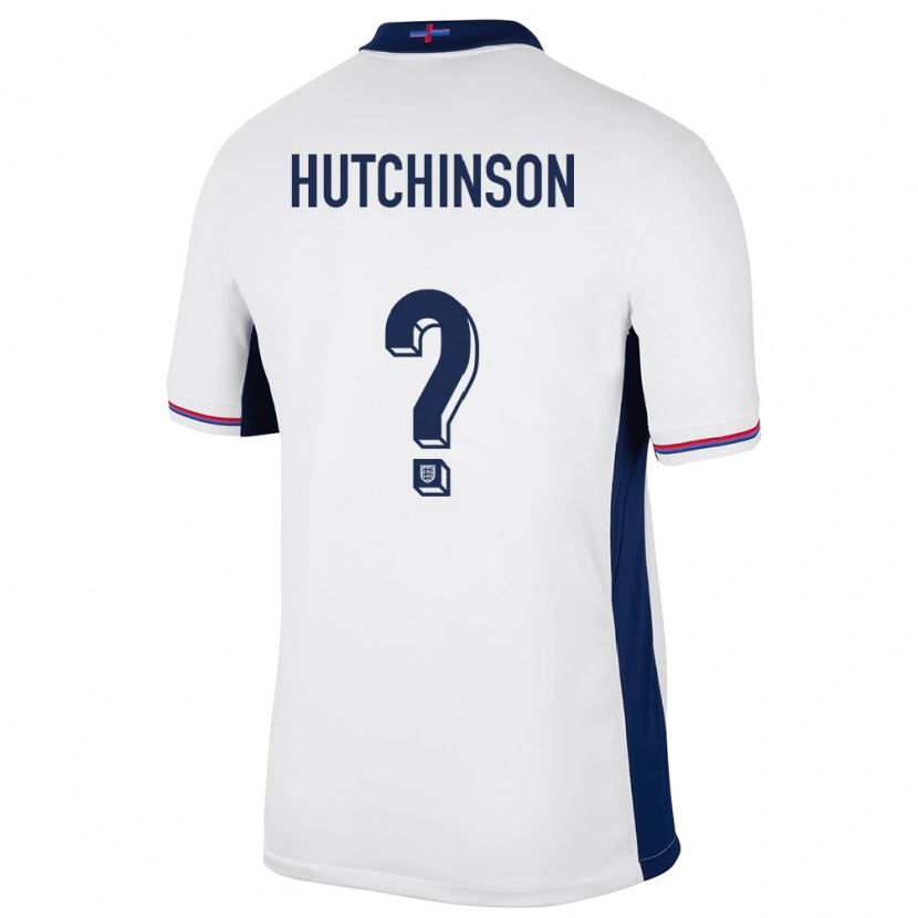 Danxen Herren England Omari Hutchinson #0 Weiß Heimtrikot Trikot 24-26 T-Shirt Schweiz