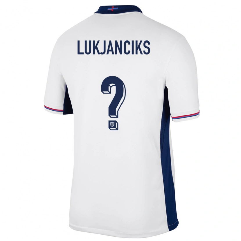 Danxen Herren England Douglass Lukjanciks #0 Weiß Heimtrikot Trikot 24-26 T-Shirt Schweiz