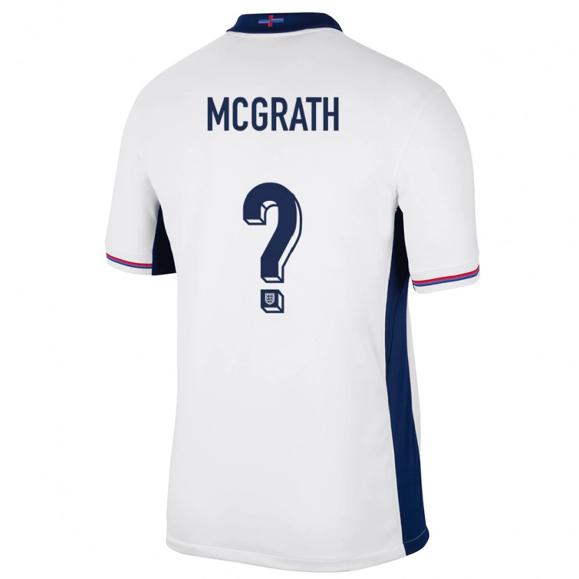 Danxen Herren England Jack Mcgrath #0 Weiß Heimtrikot Trikot 24-26 T-Shirt Schweiz