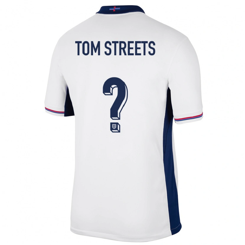 Danxen Herren England Tom Streets #0 Weiß Heimtrikot Trikot 24-26 T-Shirt Schweiz