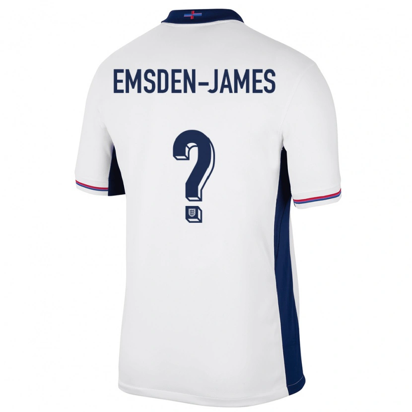 Danxen Herren England Harley Emsden-James #0 Weiß Heimtrikot Trikot 24-26 T-Shirt Schweiz