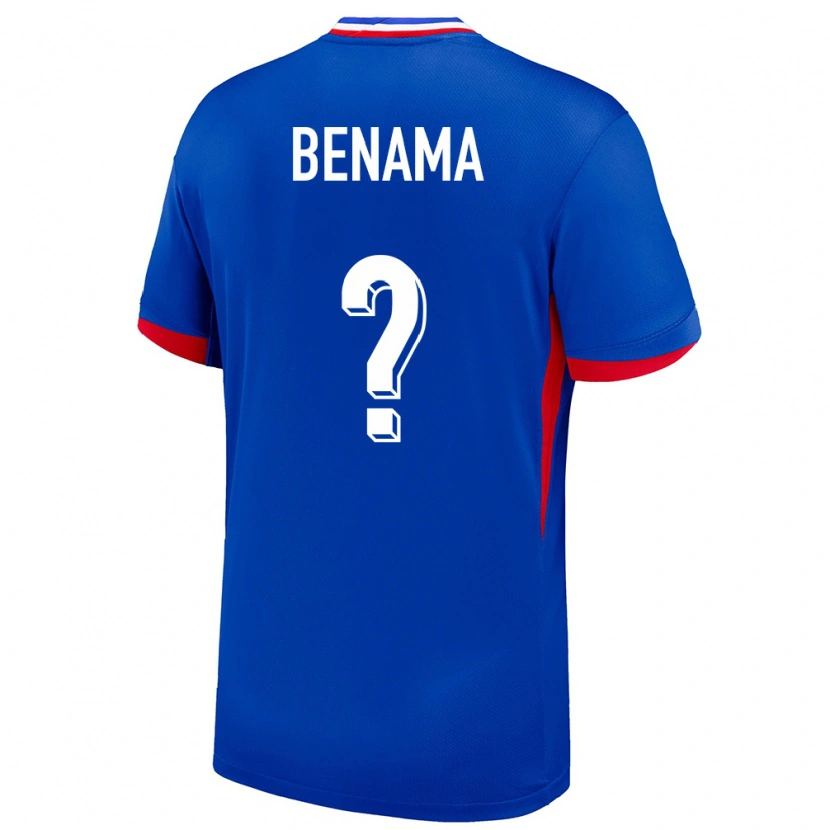 Danxen Herren Frankreich Mayssam Benama #0 Blau Heimtrikot Trikot 24-26 T-Shirt Schweiz