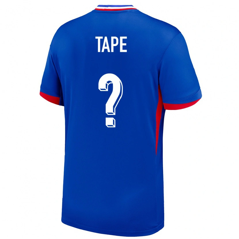Danxen Herren Frankreich Axel Tape #0 Blau Heimtrikot Trikot 24-26 T-Shirt Schweiz