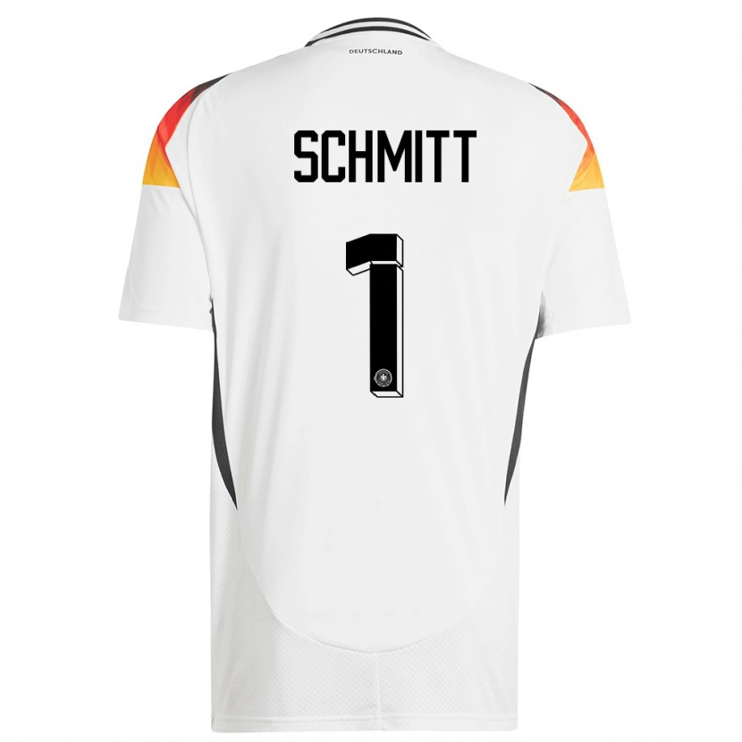 Danxen Herren Deutschland Max Schmitt #1 Weiß Heimtrikot Trikot 24-26 T-Shirt Schweiz