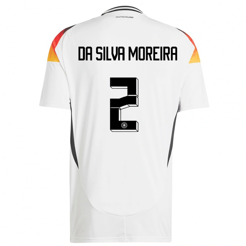 Danxen Herren Deutschland Eric Da Silva Moreira #2 Weiß Heimtrikot Trikot 24-26 T-Shirt Schweiz