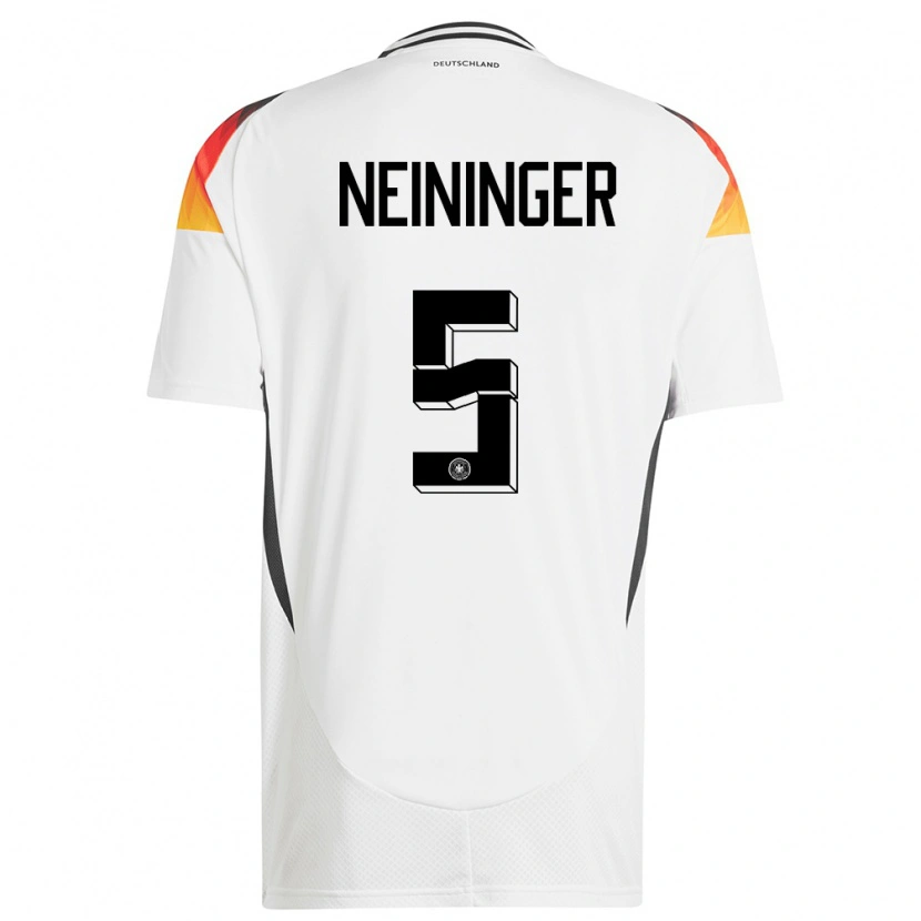 Danxen Herren Deutschland Till Neininger #5 Weiß Heimtrikot Trikot 24-26 T-Shirt Schweiz