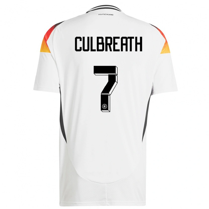 Danxen Herren Deutschland Montrell Culbreath #7 Weiß Heimtrikot Trikot 24-26 T-Shirt Schweiz