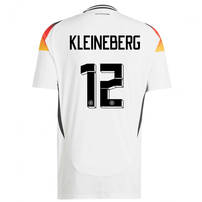 Danxen Herren Deutschland Philip Kleineberg #12 Weiß Heimtrikot Trikot 24-26 T-Shirt Schweiz