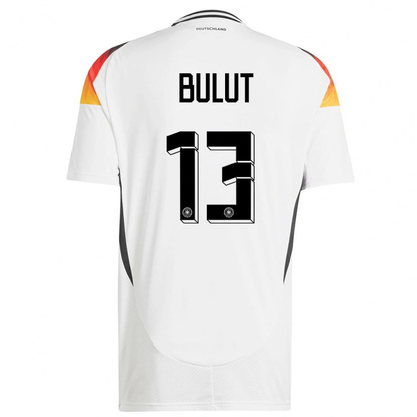 Danxen Herren Deutschland Taylan Bulut #13 Weiß Heimtrikot Trikot 24-26 T-Shirt Schweiz