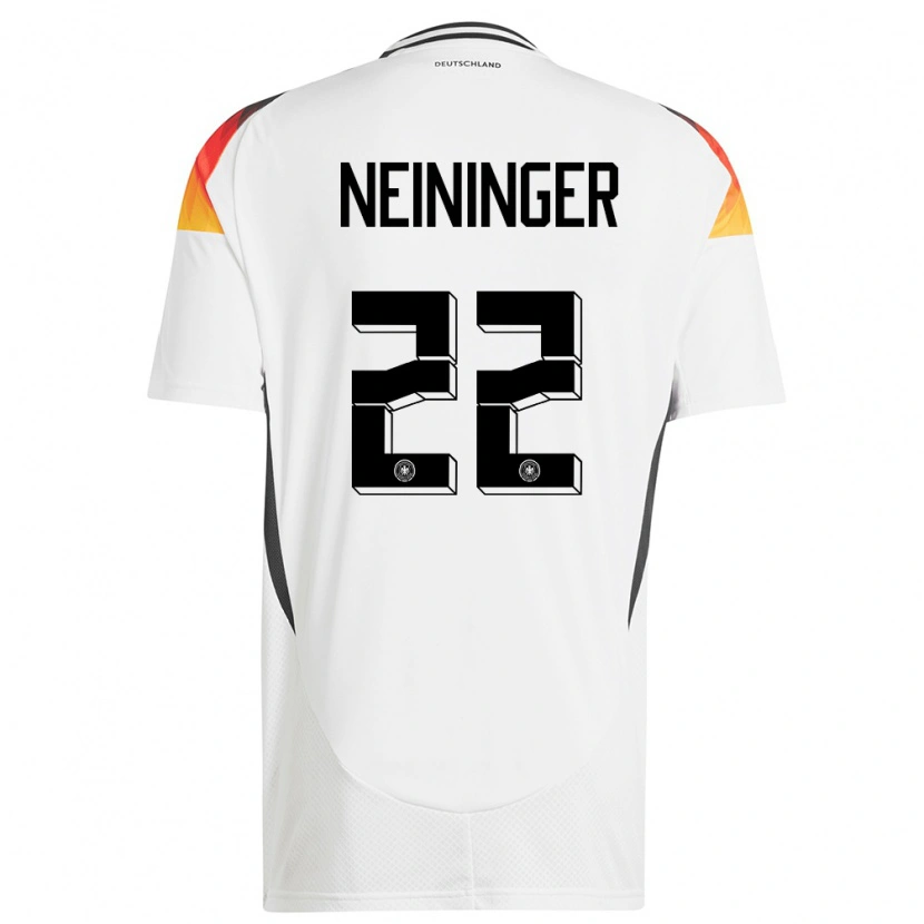 Danxen Herren Deutschland Tim Neininger #22 Weiß Heimtrikot Trikot 24-26 T-Shirt Schweiz