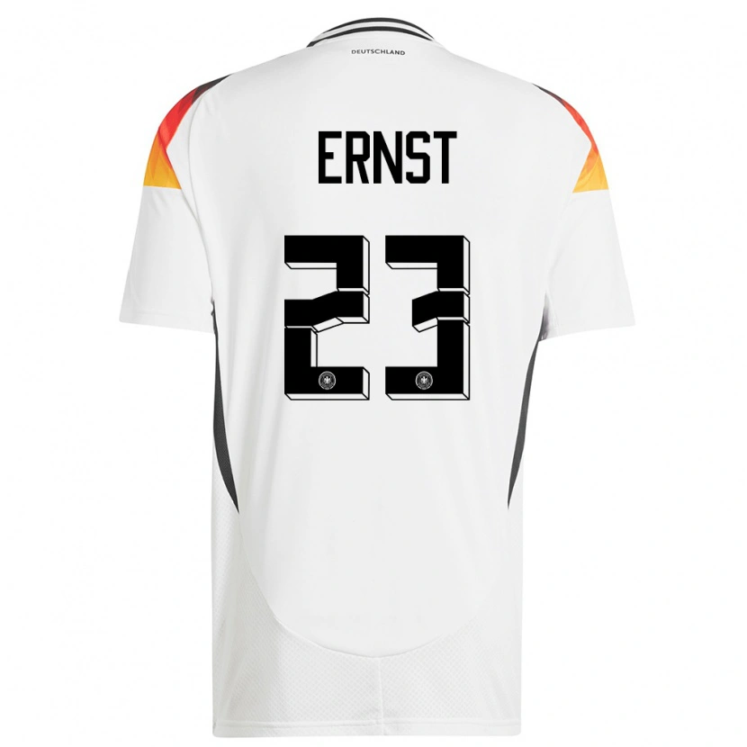Danxen Herren Deutschland Tjark Ernst #23 Weiß Heimtrikot Trikot 24-26 T-Shirt Schweiz