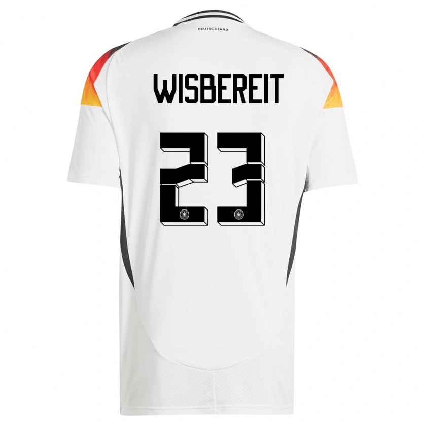 Danxen Herren Deutschland Tom Wisbereit #23 Weiß Heimtrikot Trikot 24-26 T-Shirt Schweiz