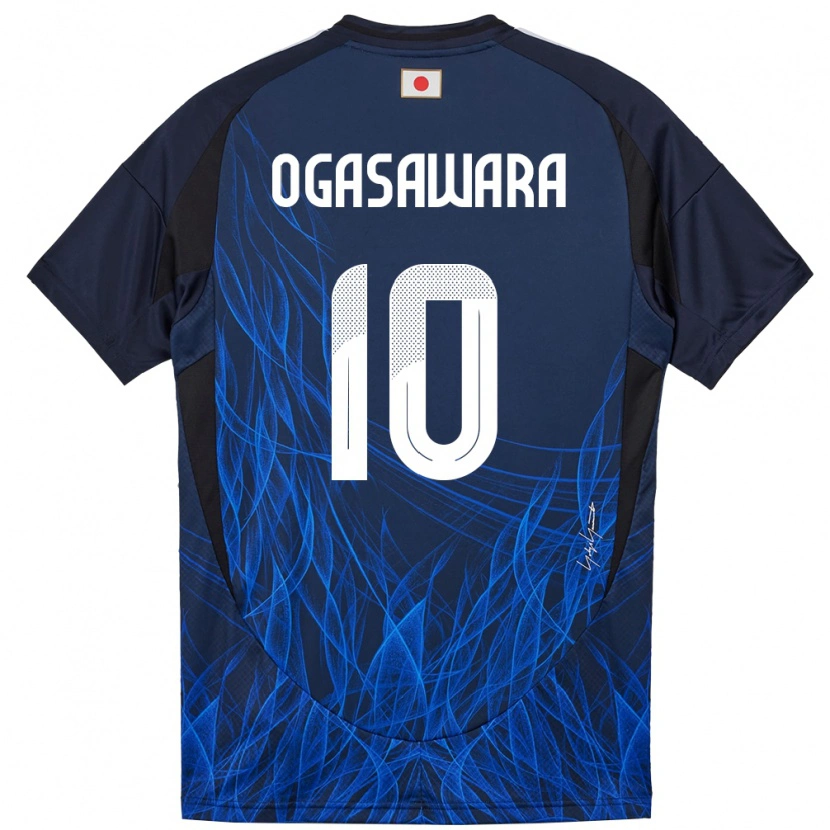 Danxen Herren Japan Hiro Ogasawara #10 Dunkelblau Heimtrikot Trikot 24-26 T-Shirt Schweiz