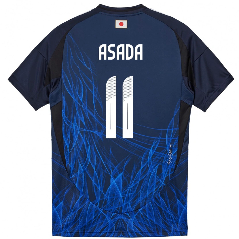 Danxen Herren Japan Hiroto Asada #11 Dunkelblau Heimtrikot Trikot 24-26 T-Shirt Schweiz