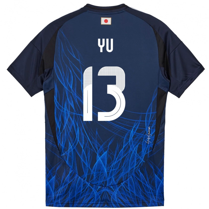 Danxen Herren Japan Yu Hirakawa #13 Dunkelblau Heimtrikot Trikot 24-26 T-Shirt Schweiz