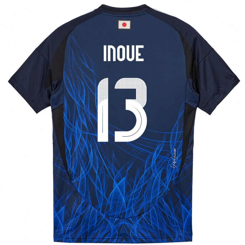 Danxen Herren Japan Aren Inoue #13 Dunkelblau Heimtrikot Trikot 24-26 T-Shirt Schweiz