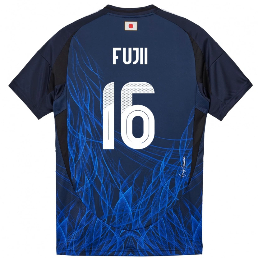 Danxen Herren Japan Shota Fujii #16 Dunkelblau Heimtrikot Trikot 24-26 T-Shirt Schweiz