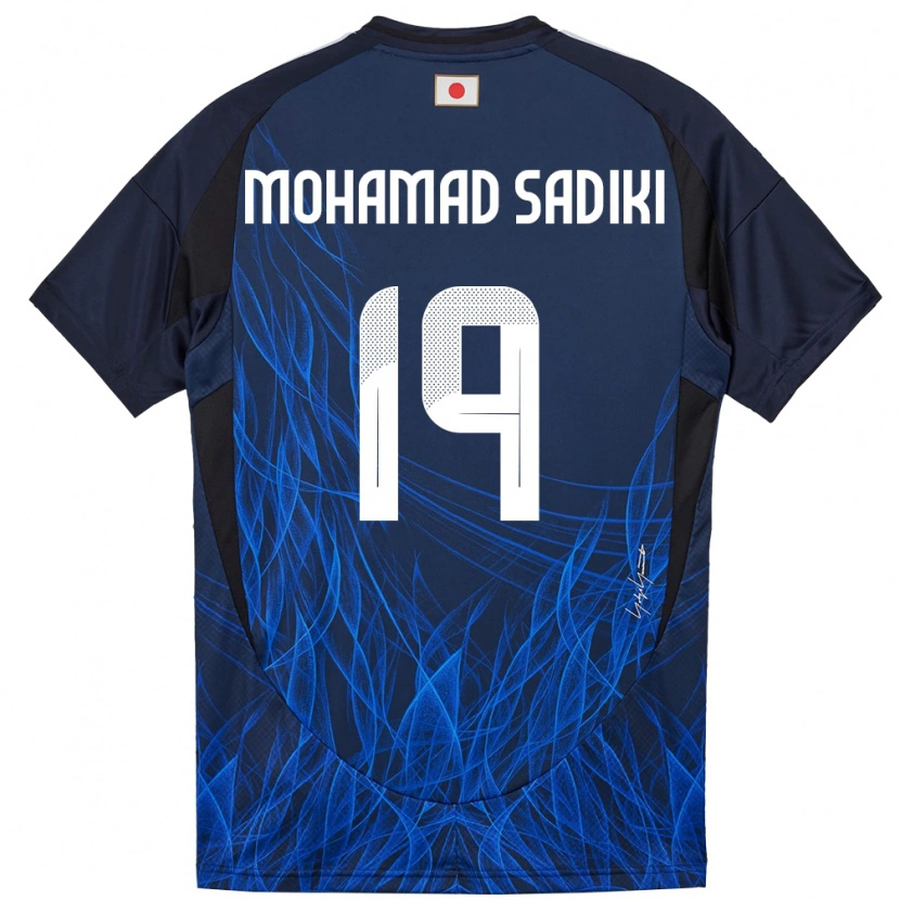 Danxen Herren Japan Mohamad Sadiki Wade #19 Dunkelblau Heimtrikot Trikot 24-26 T-Shirt Schweiz