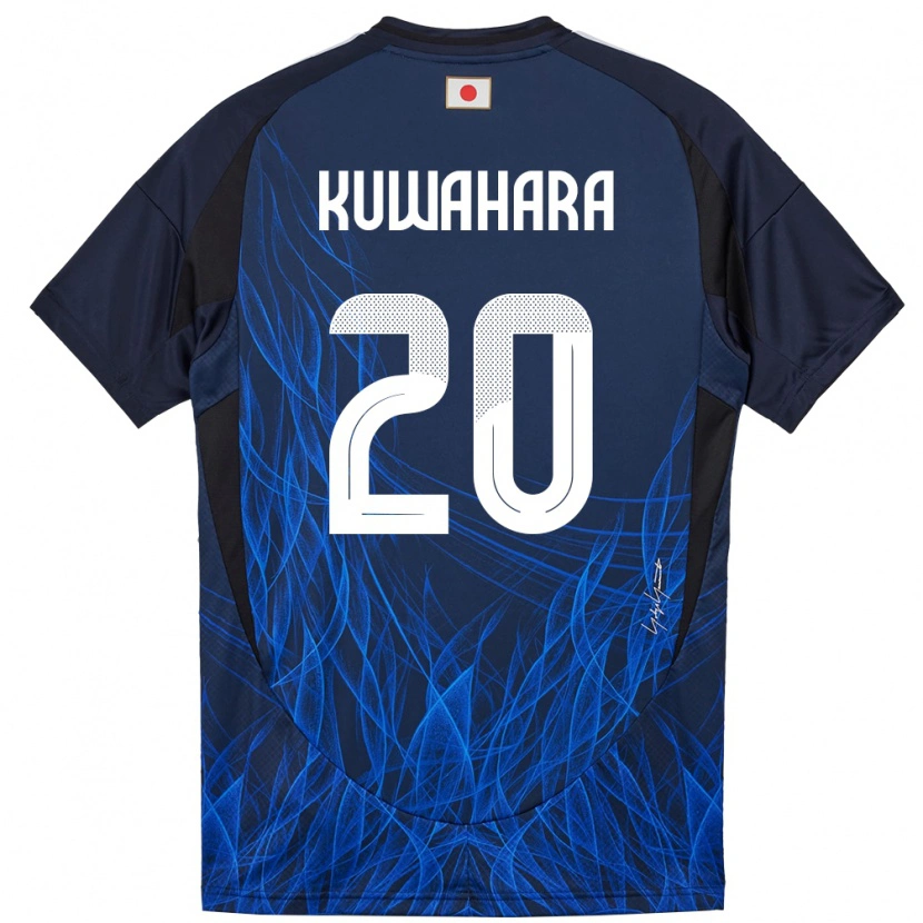 Danxen Herren Japan Rikuto Kuwahara #20 Dunkelblau Heimtrikot Trikot 24-26 T-Shirt Schweiz