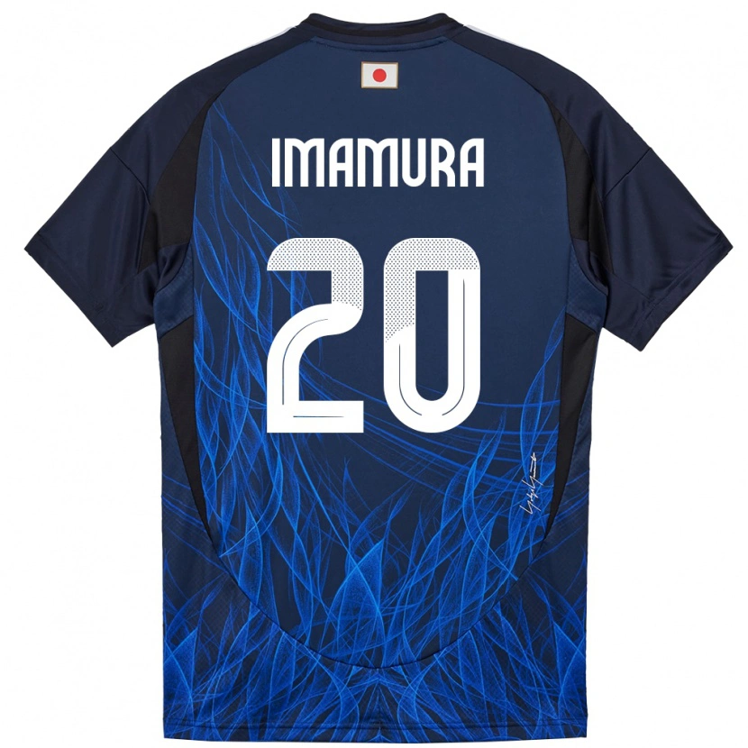 Danxen Herren Japan Ryoya Imamura #20 Dunkelblau Heimtrikot Trikot 24-26 T-Shirt Schweiz