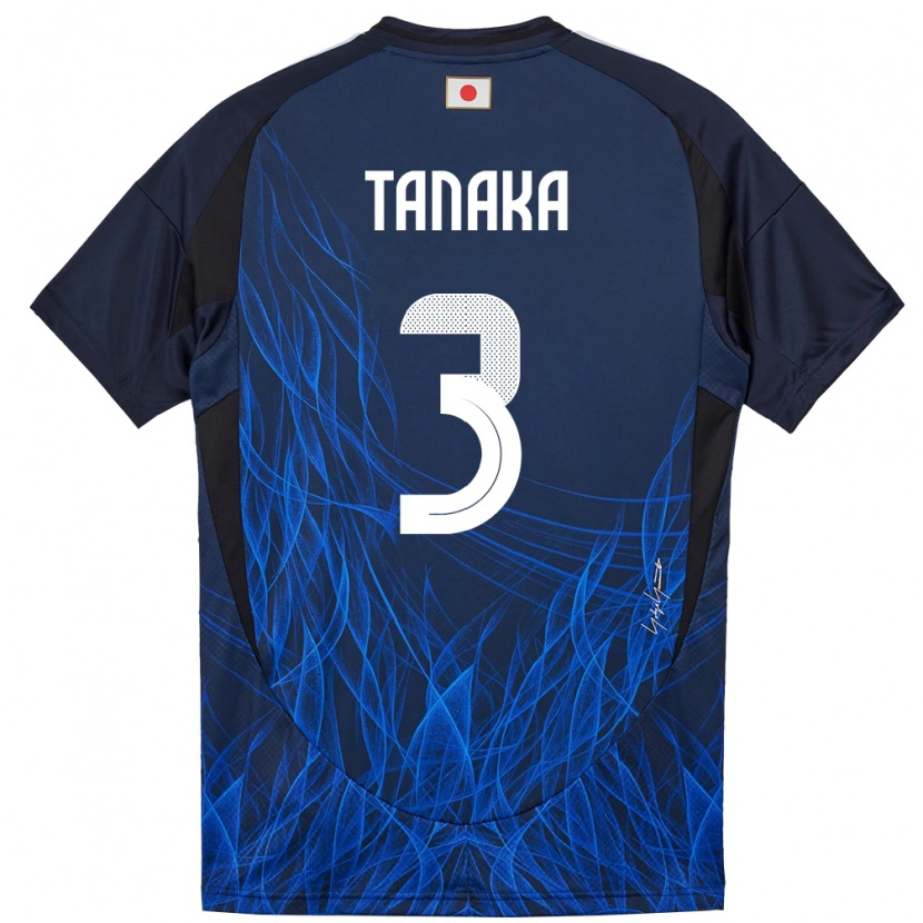Danxen Herren Japan Hayato Tanaka #3 Dunkelblau Heimtrikot Trikot 24-26 T-Shirt Schweiz