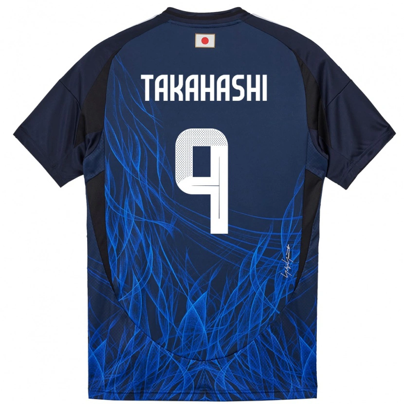 Danxen Herren Japan Hikaru Takahashi #9 Dunkelblau Heimtrikot Trikot 24-26 T-Shirt Schweiz