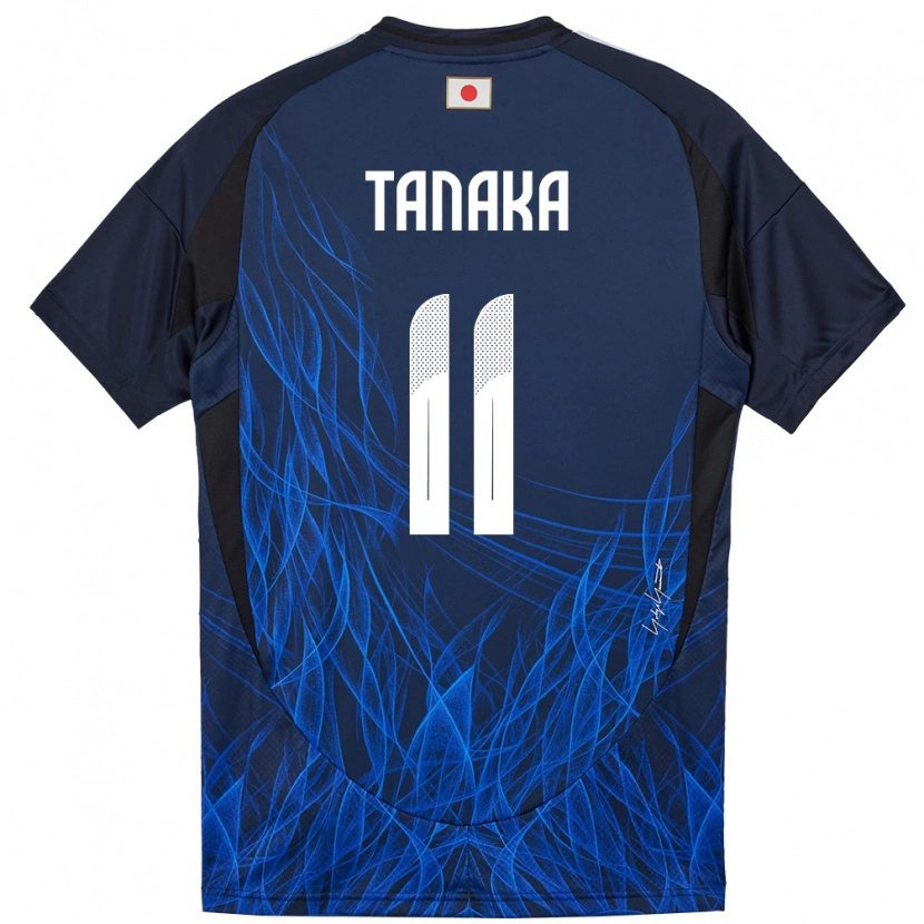 Danxen Herren Japan Mina Tanaka #11 Dunkelblau Heimtrikot Trikot 24-26 T-Shirt Schweiz