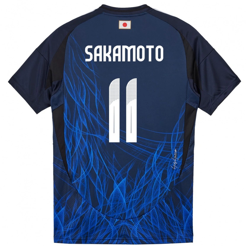 Danxen Herren Japan Isa Sakamoto #11 Dunkelblau Heimtrikot Trikot 24-26 T-Shirt Schweiz