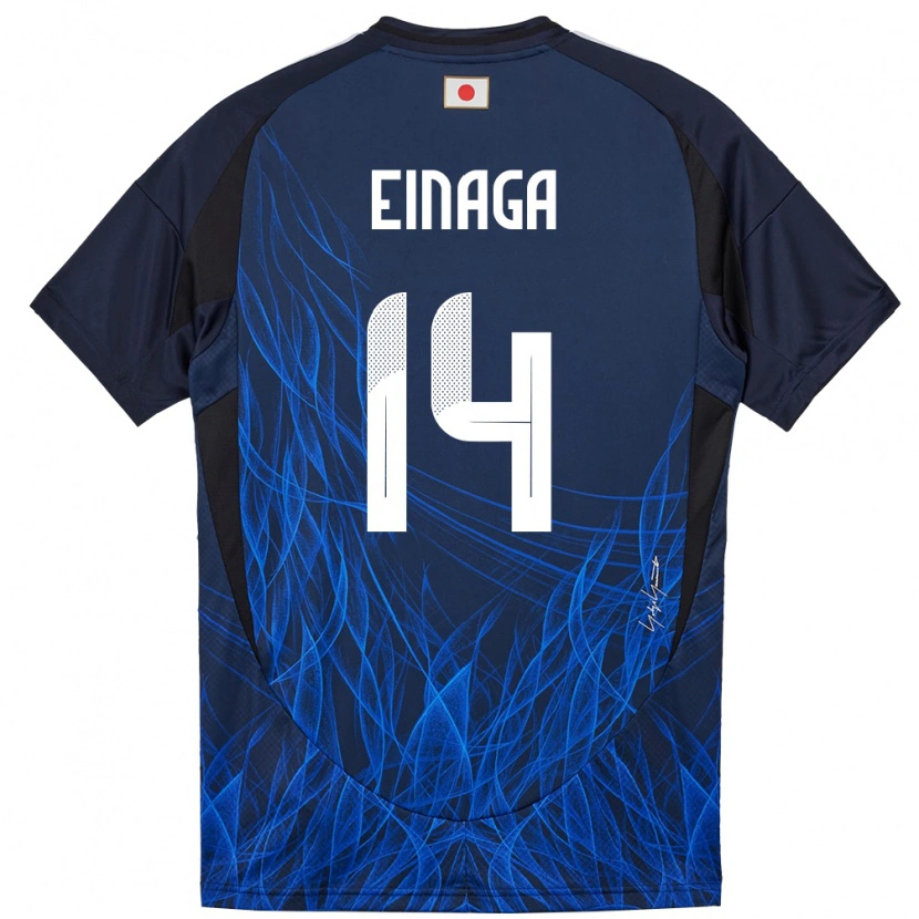 Danxen Herren Japan Takatora Einaga #14 Dunkelblau Heimtrikot Trikot 24-26 T-Shirt Schweiz