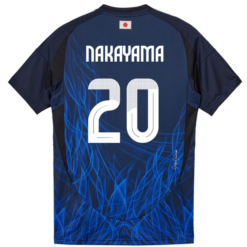 Danxen Herren Japan Yuta Nakayama #20 Dunkelblau Heimtrikot Trikot 24-26 T-Shirt Schweiz