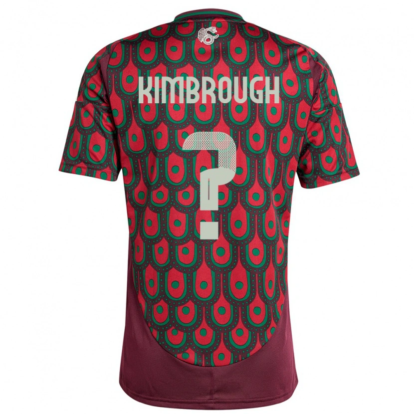 Danxen Herren Mexiko Da'vian Kimbrough #0 Kastanienbraun Heimtrikot Trikot 24-26 T-Shirt Schweiz