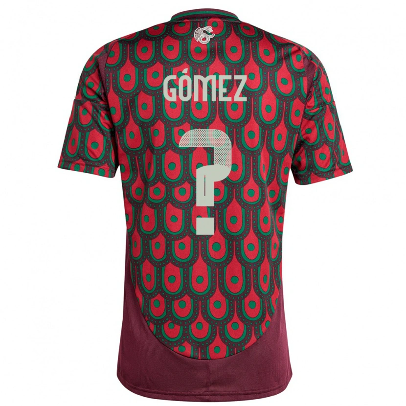 Danxen Herren Mexiko Xavier Gómez #0 Kastanienbraun Heimtrikot Trikot 24-26 T-Shirt Schweiz