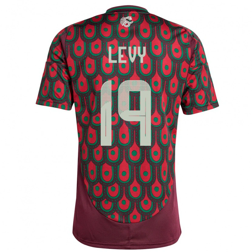 Danxen Herren Mexiko Mateo Levy #19 Kastanienbraun Heimtrikot Trikot 24-26 T-Shirt Schweiz