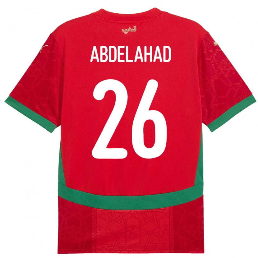 Danxen Herren Marokko Imane Abdelahad #26 Rot Heimtrikot Trikot 24-26 T-Shirt Schweiz