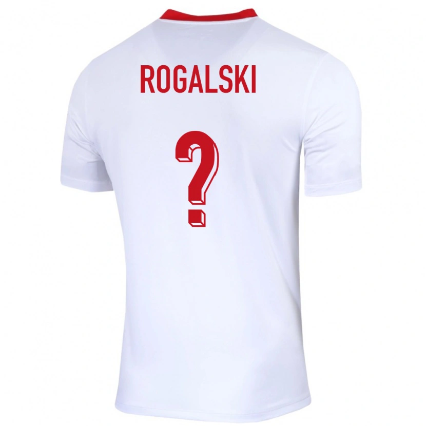 Danxen Herren Polen Anthony Rogalski #0 Weiß Heimtrikot Trikot 24-26 T-Shirt Schweiz