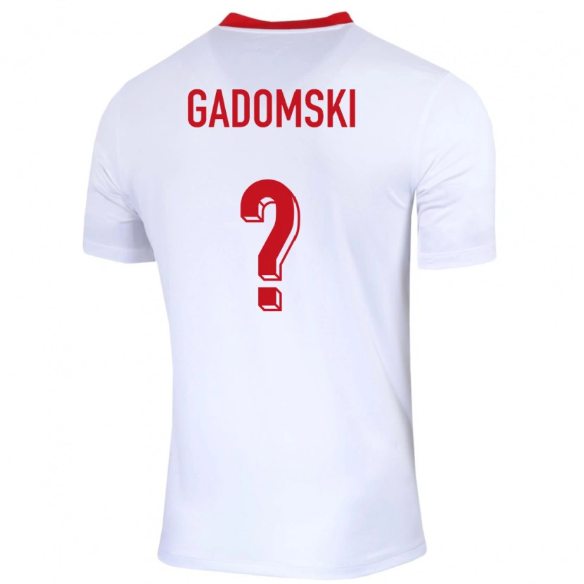 Danxen Herren Polen Franciszek Gadomski #0 Weiß Heimtrikot Trikot 24-26 T-Shirt Schweiz