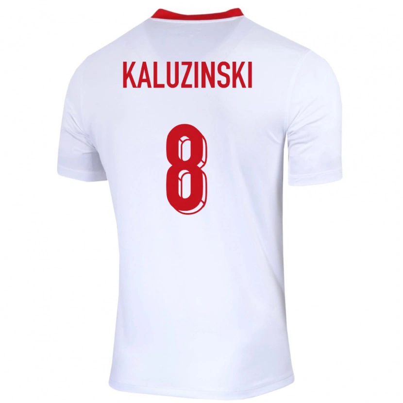 Danxen Herren Polen Jakub Kaluzinski #8 Weiß Heimtrikot Trikot 24-26 T-Shirt Schweiz