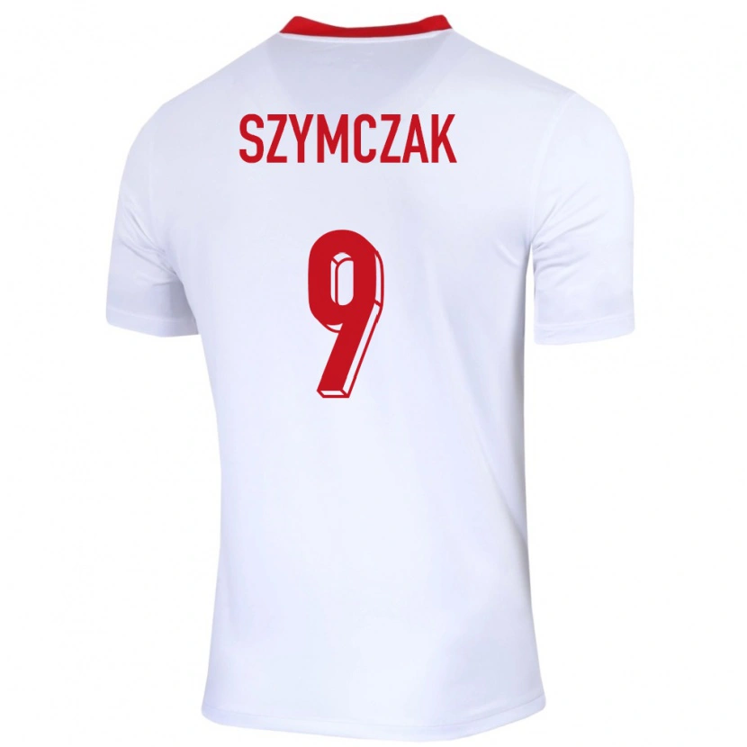 Danxen Herren Polen Filip Szymczak #9 Weiß Heimtrikot Trikot 24-26 T-Shirt Schweiz