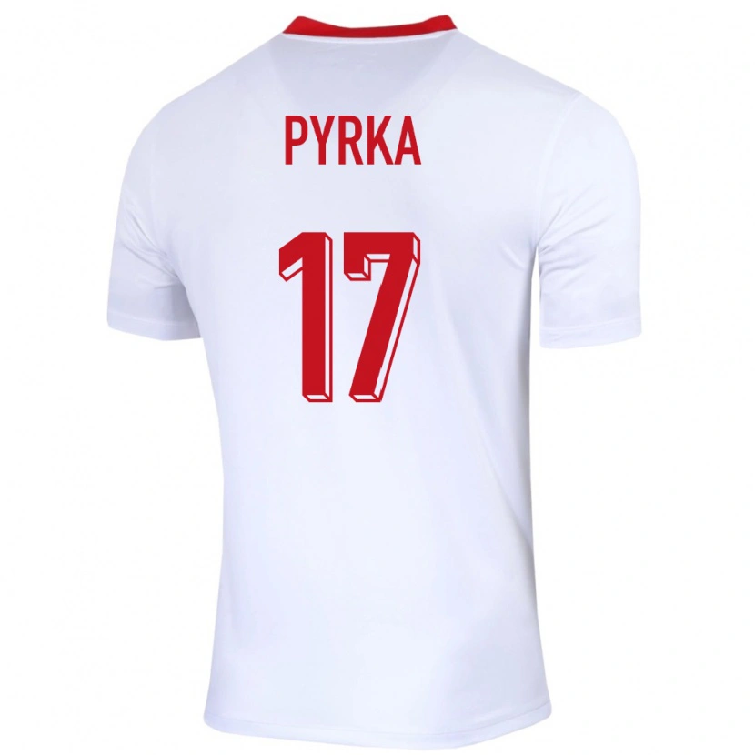 Danxen Herren Polen Arkadiusz Pyrka #17 Weiß Heimtrikot Trikot 24-26 T-Shirt Schweiz