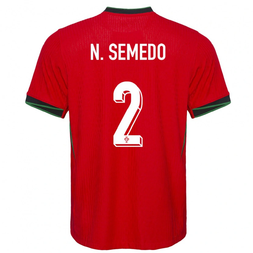Danxen Herren Portugal Nélson Semedo #2 Rot Heimtrikot Trikot 24-26 T-Shirt Schweiz