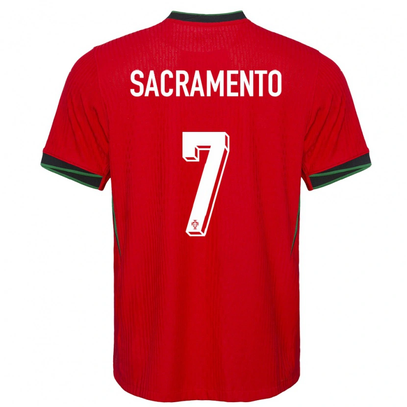 Danxen Herren Portugal Medgilson Sacramento #7 Rot Heimtrikot Trikot 24-26 T-Shirt Schweiz