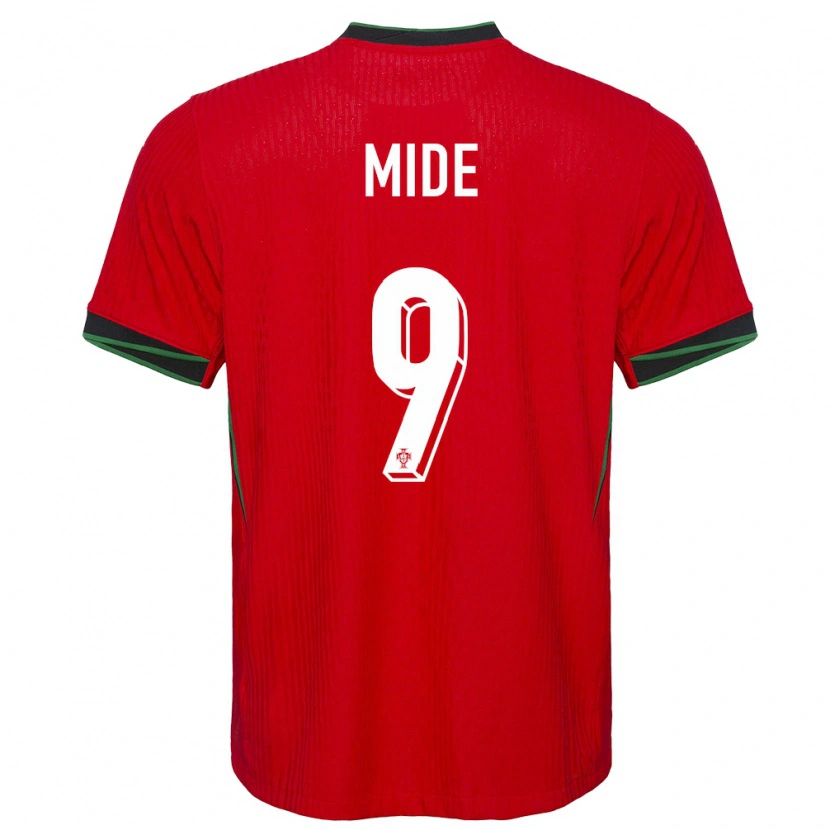Danxen Herren Portugal Mateus Mide #9 Rot Heimtrikot Trikot 24-26 T-Shirt Schweiz